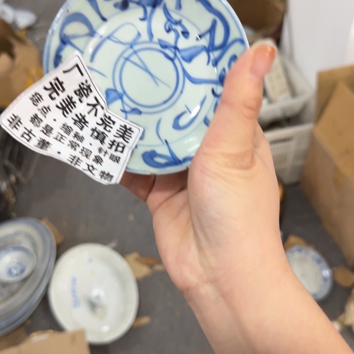 江***雨摆件陶景德镇陶瓷艺术品