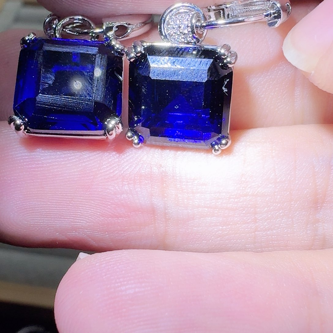 托帕石戒指银S925镶嵌