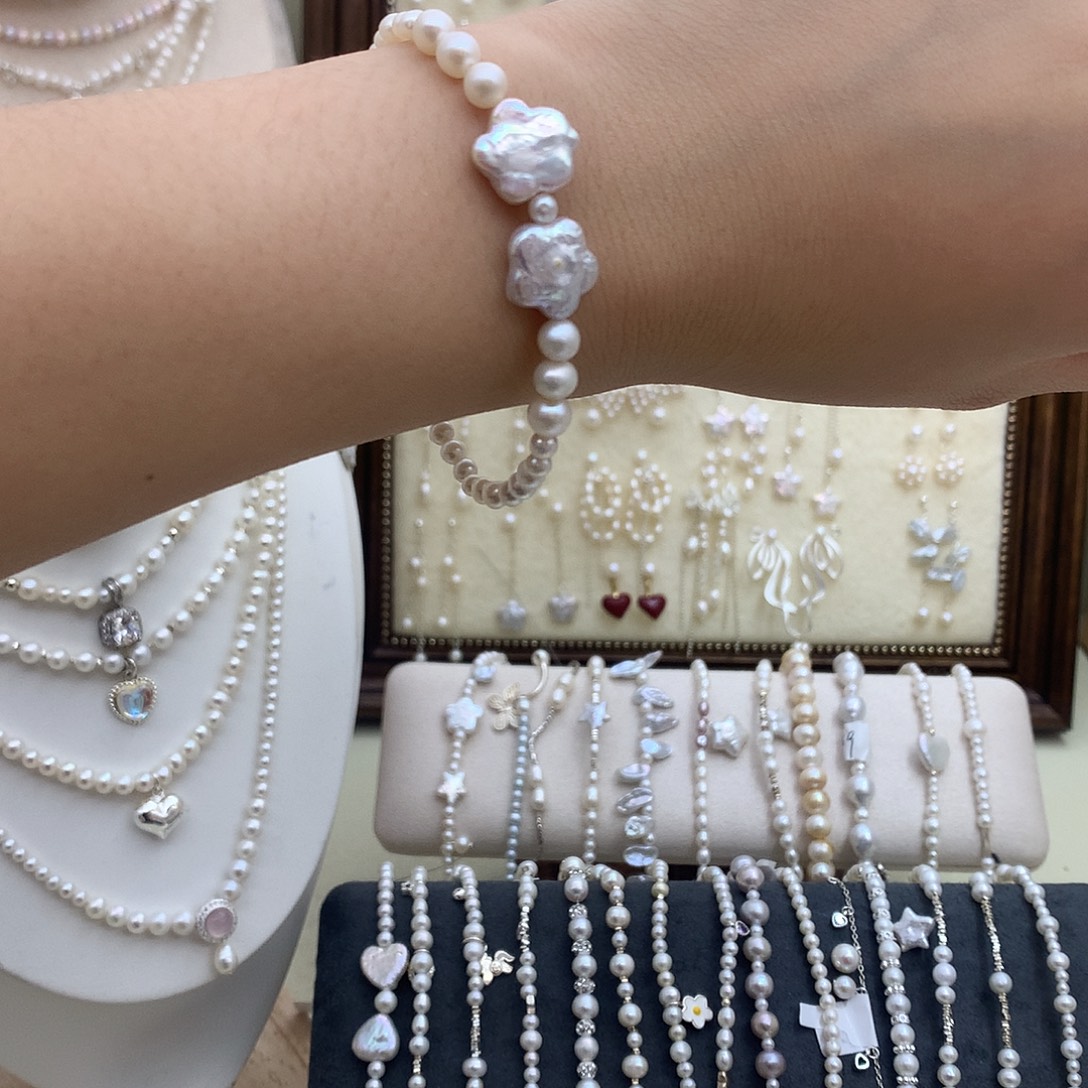 耳饰未镶嵌淡水珍珠