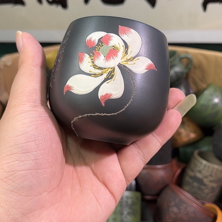 茶杯紫砂全手工紫砂主人杯