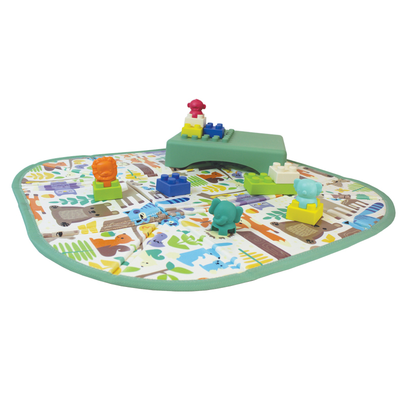 infantino软积木垫子游玩中心玩具科学实验