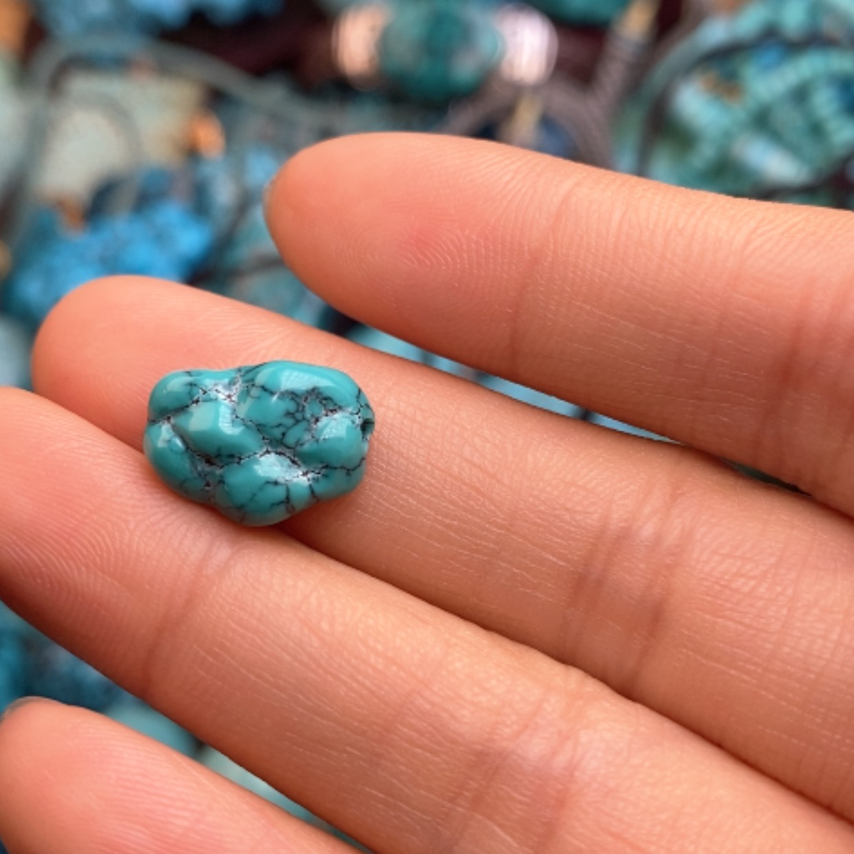 【闪购商品】绿松石珠宝半成品未镶嵌