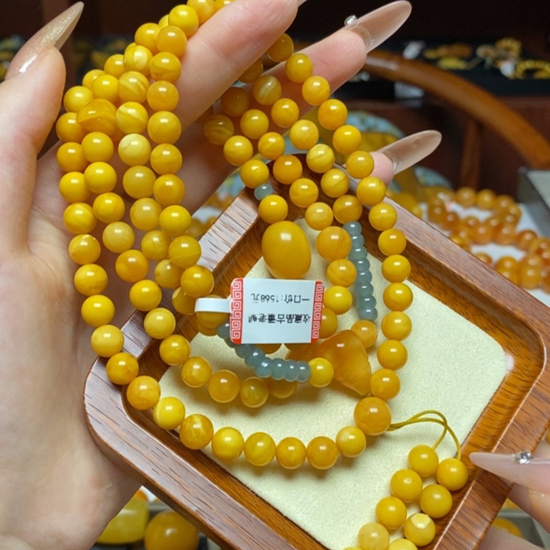 【闪购商品】蜜蜡手链未镶嵌手串