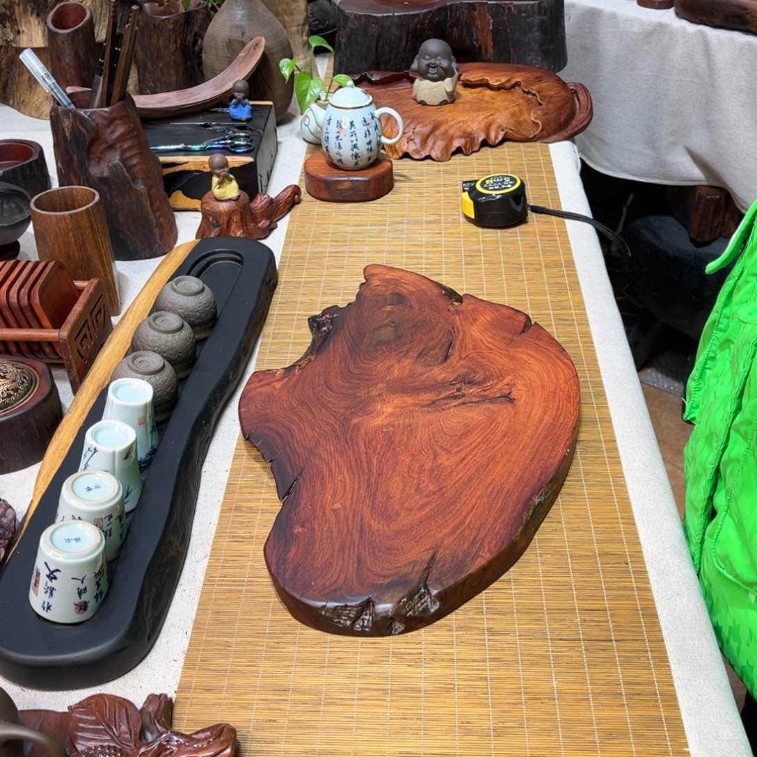 老挝酸枝干泡茶盘