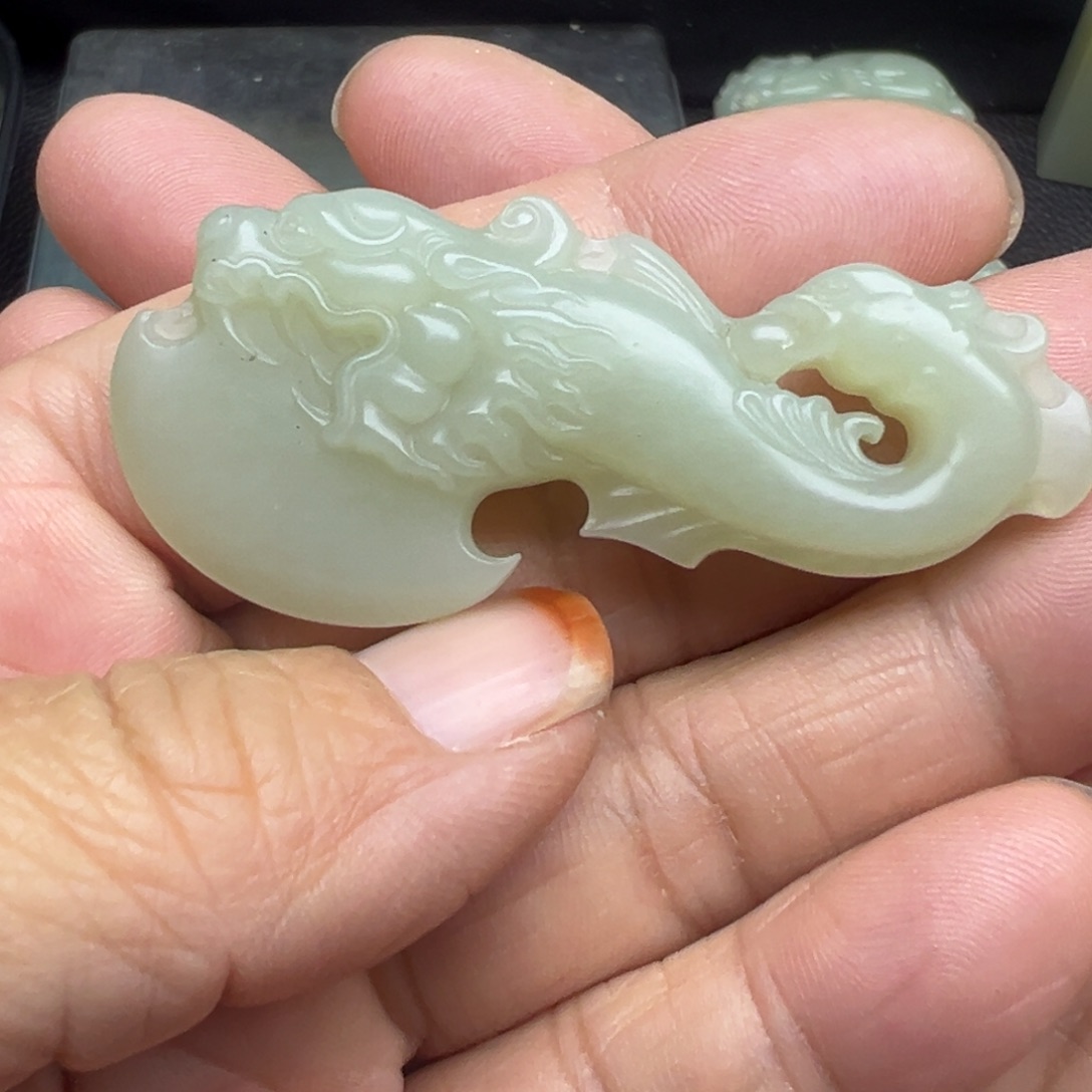 和田玉（糖玉）未镶嵌吊坠(不含链)