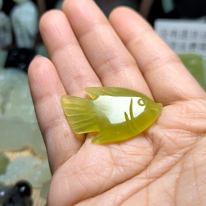 岫玉吊坠(不含链)未镶嵌禹