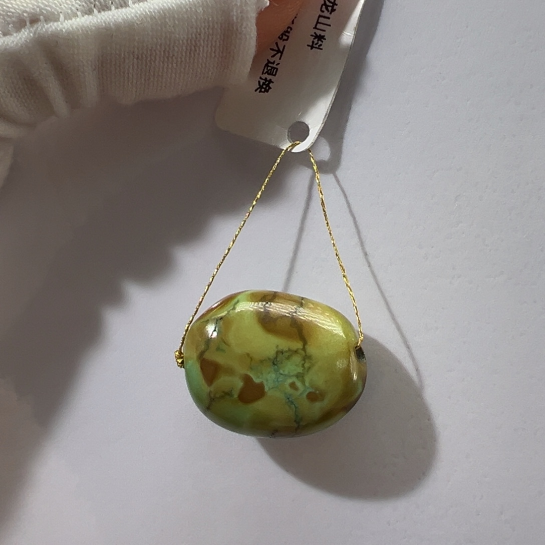 绿松石未镶嵌挂件