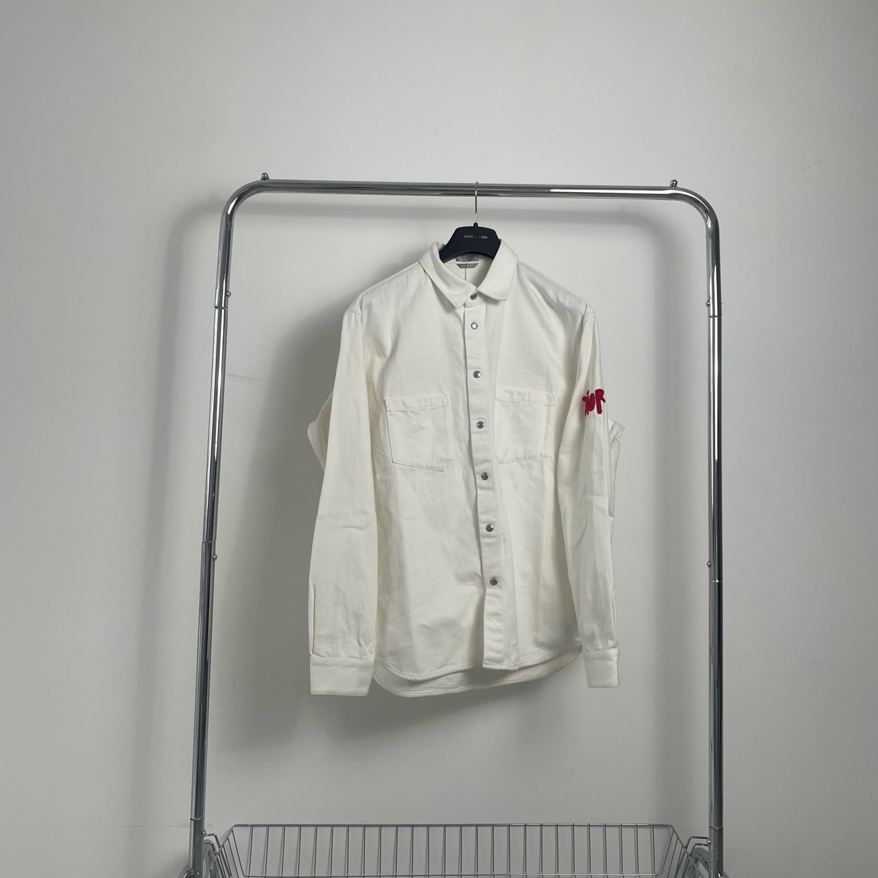 99新 DIOR/迪奥 牛年限定植绒刺绣衬衫外套 yy00669 尺码43 