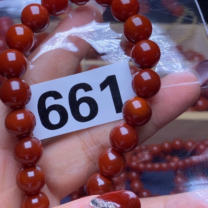 南红玛瑙手链未镶嵌麦*歌