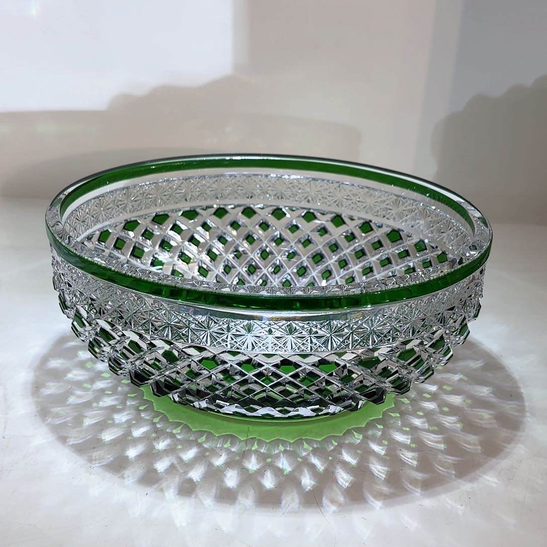 水晶杯水晶花瓶果盘通宝工艺品