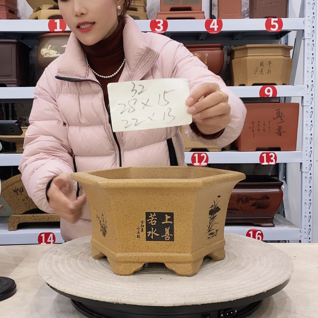 紫砂花盆紫砂花盆