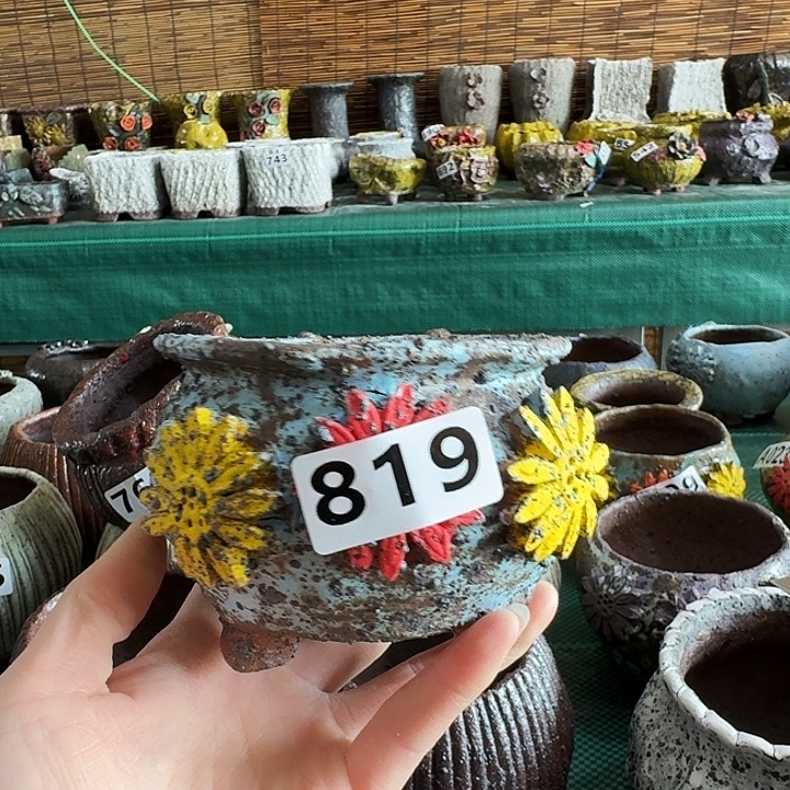 内口8高8粗陶手工