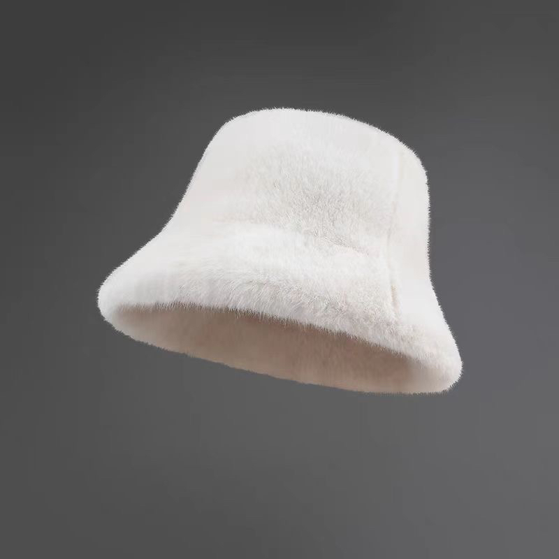 帽子针织百搭加厚韩版网红时尚加绒女士毛绒防风骑车冬天秋冬季