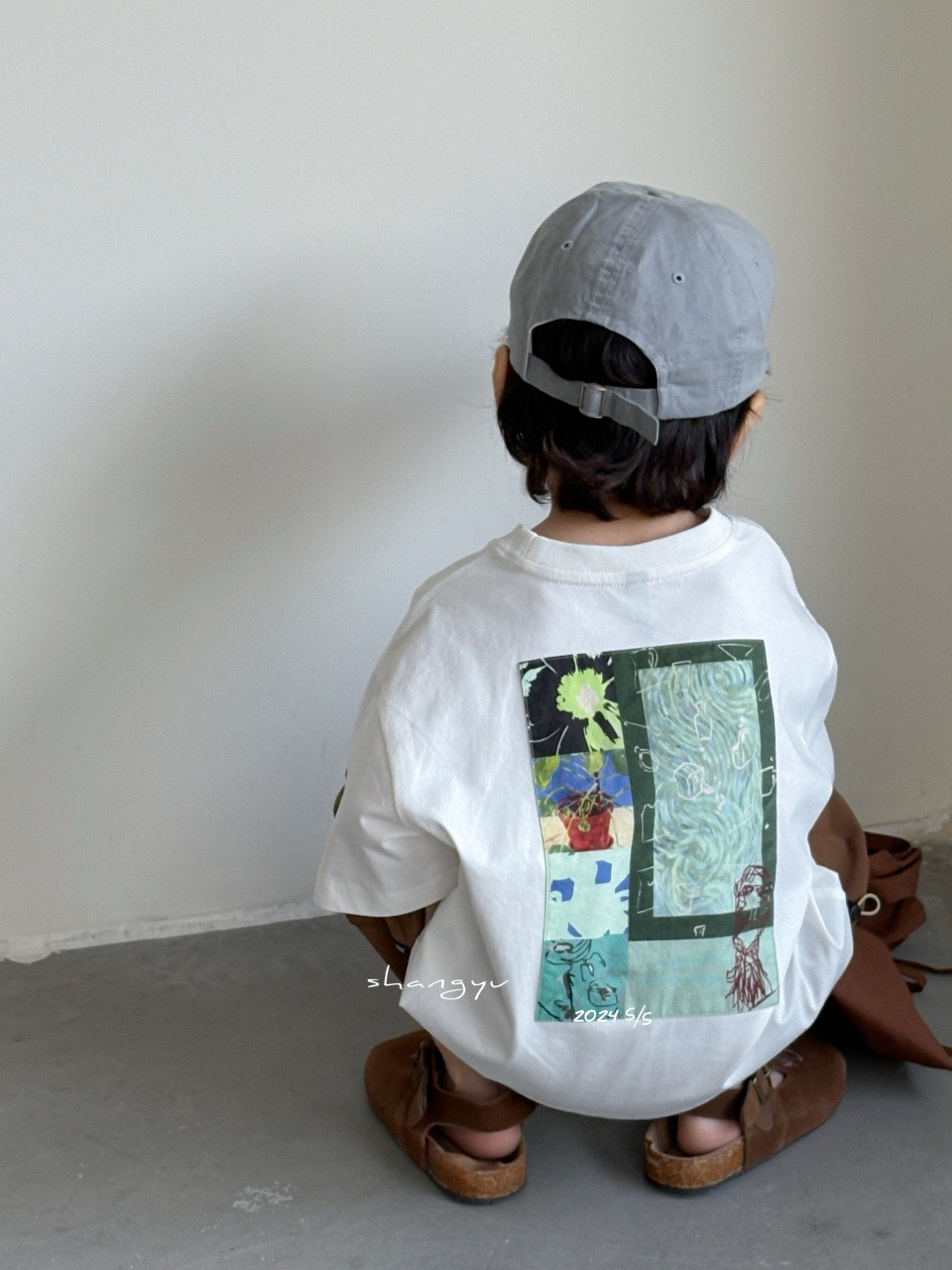 印花圆领短袖夏装百搭夏季男T恤洋气小童