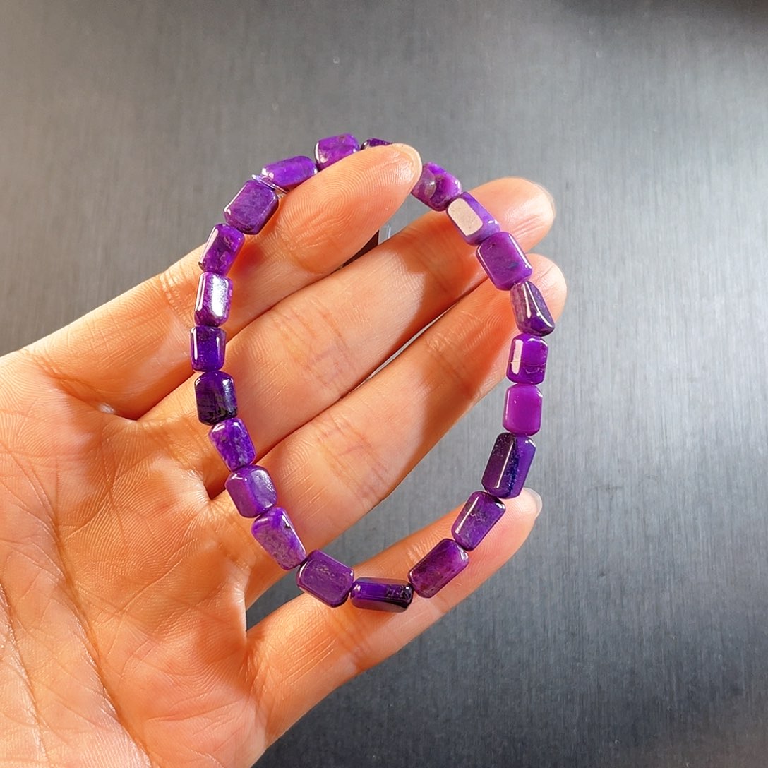 未镶嵌苏纪石（舒俱来）南非舒俱来老矿料手串