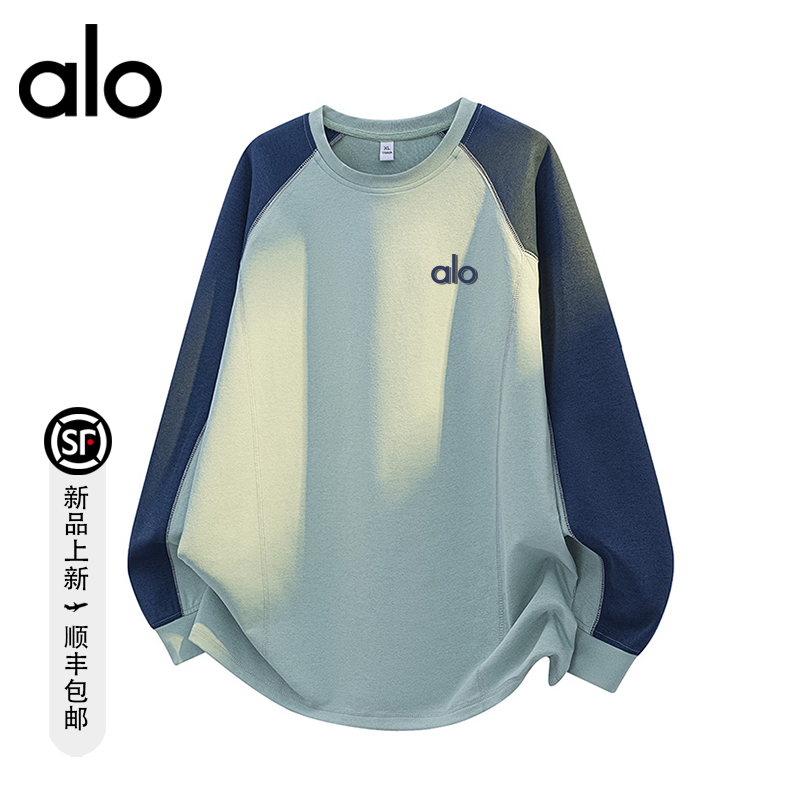 alo潮牌 潮流时尚亲肤出勤秋季美式休闲长袖卫衣宽松舒适日常上衣
