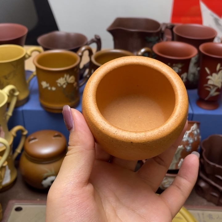 紫砂茶杯紫砂主人杯