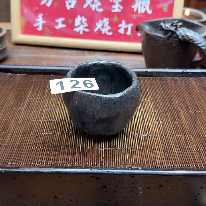 纯手工制作粗陶茶具