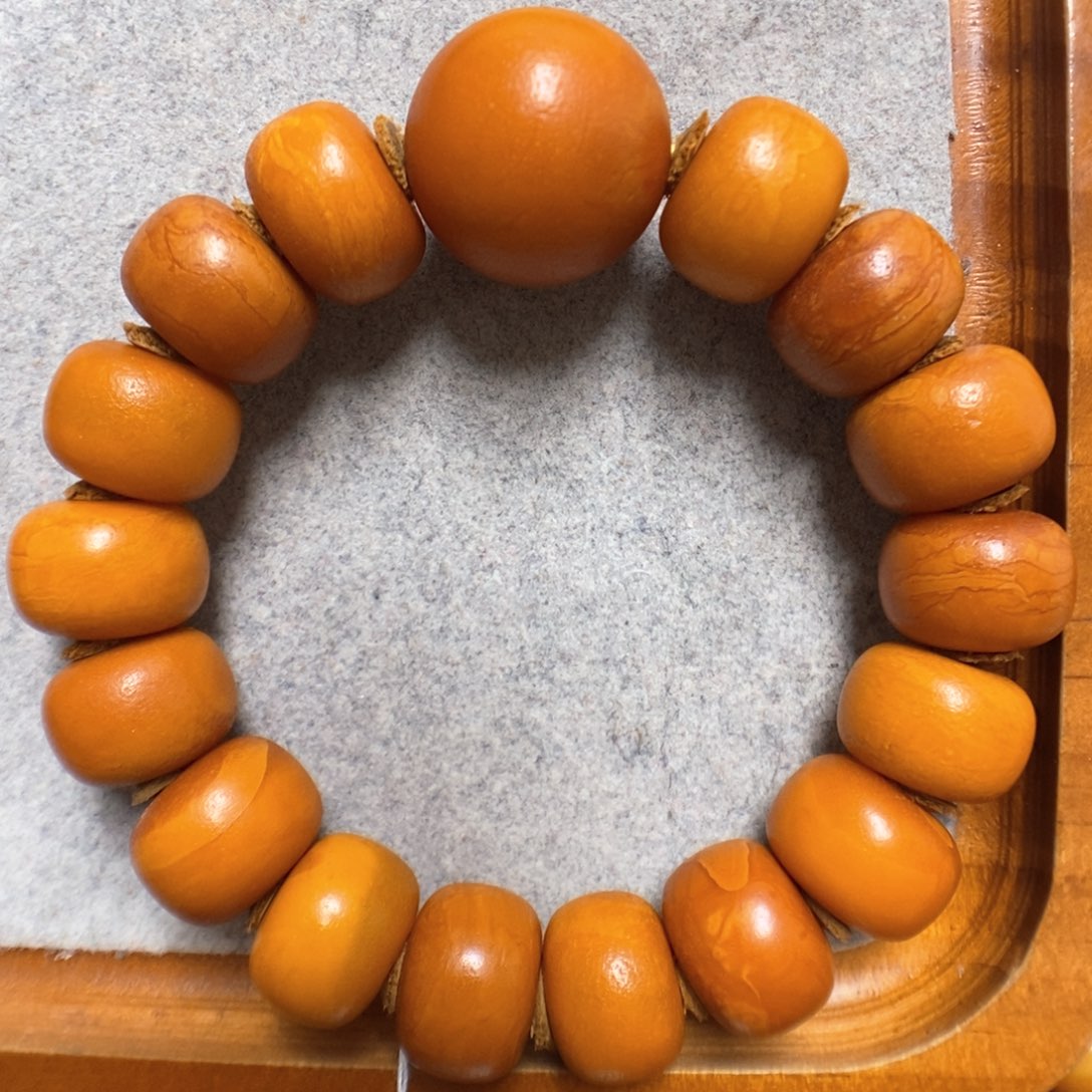 蜜蜡手串未镶嵌蜜蜡手串