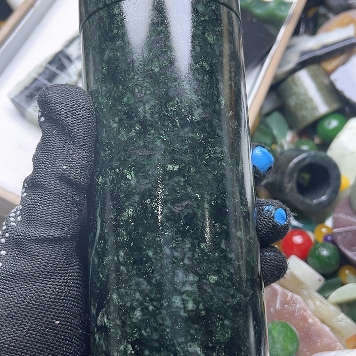 和田玉（糖玉）和田玉边角料9K金镶嵌