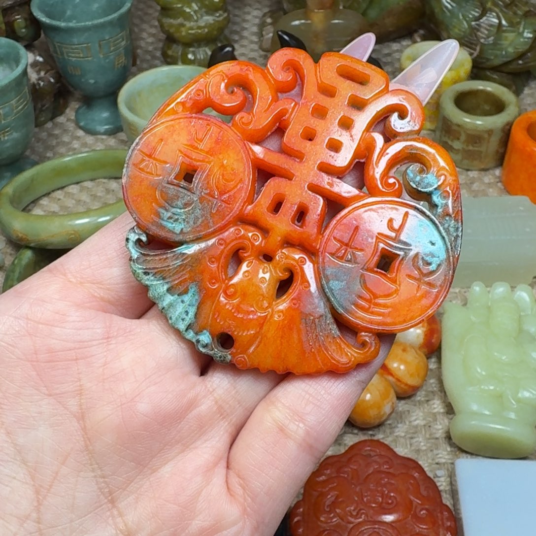 白玉菩提吊坠挂件