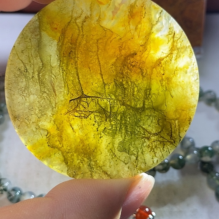 四***爷玛瑙/玉髓未镶嵌吊坠(不含链)