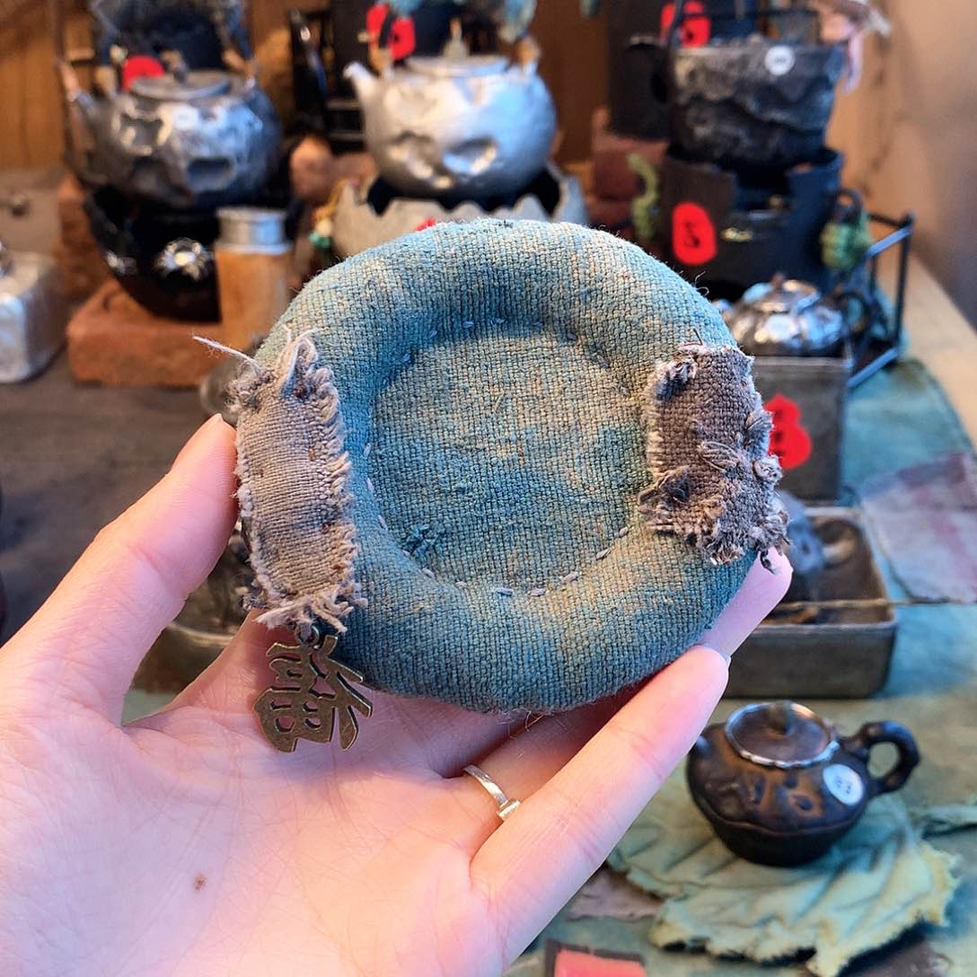 特价福利 手工柿染布茶垫