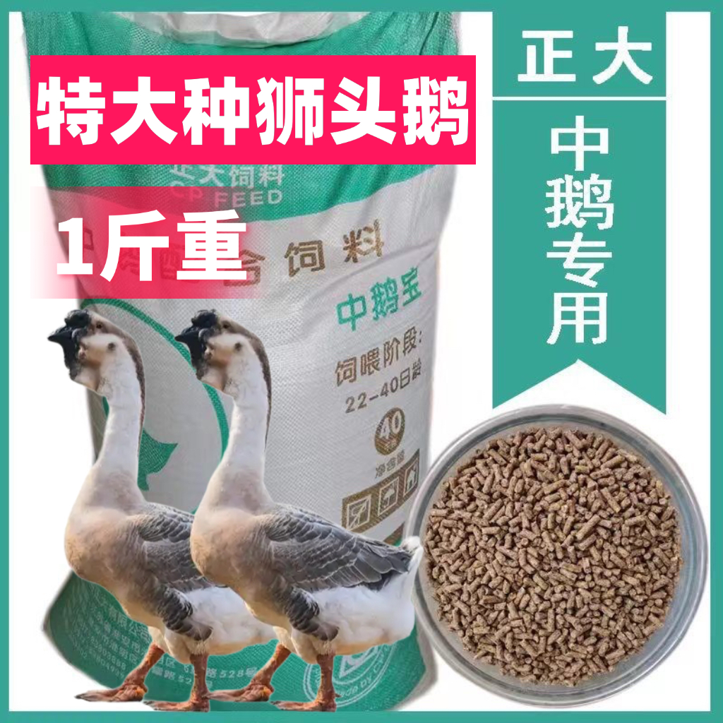【1斤】狮头鹅专用饲料  顺丰速运