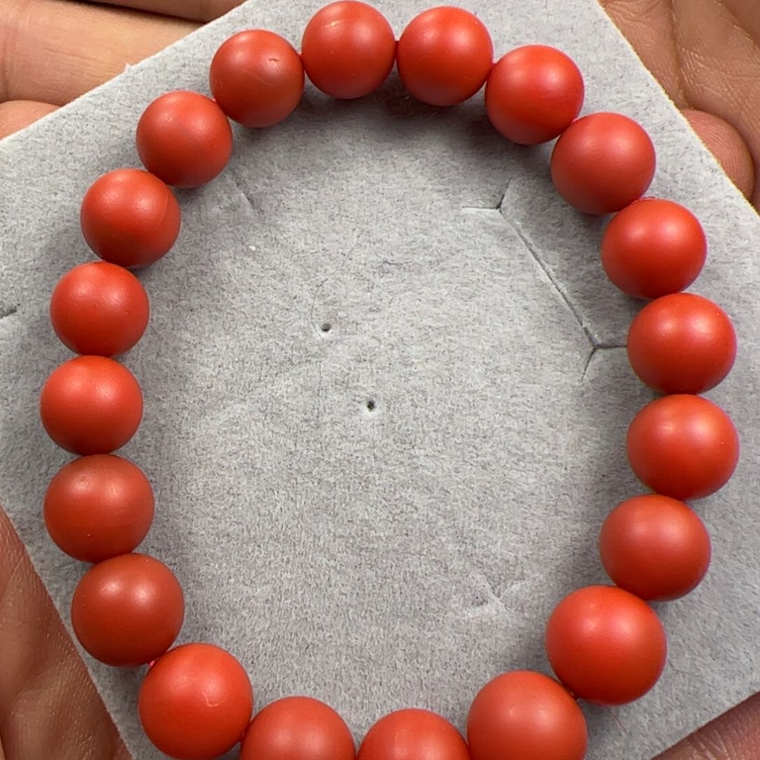 南红玛瑙手串未镶嵌