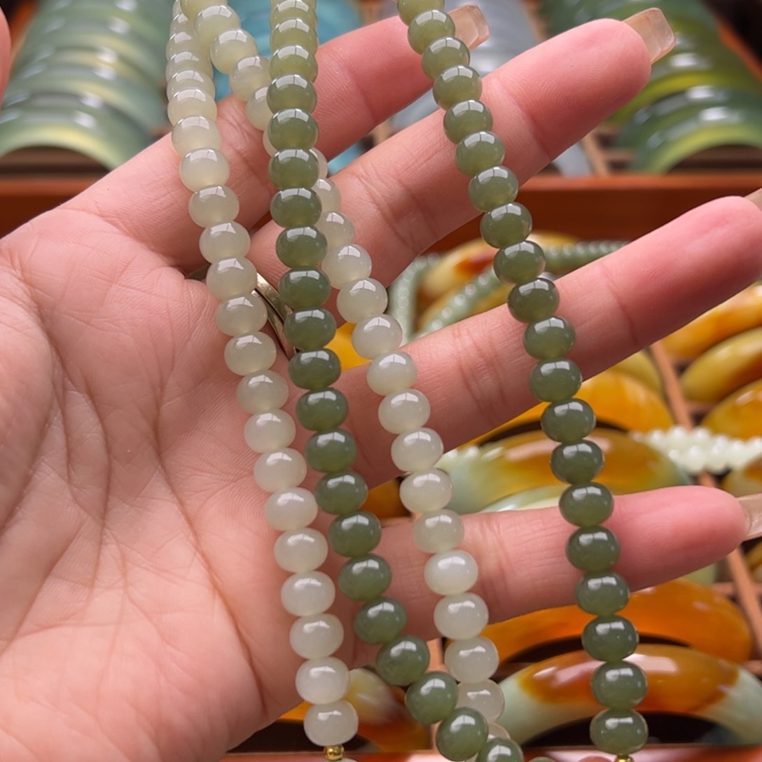 和田玉手链未镶嵌