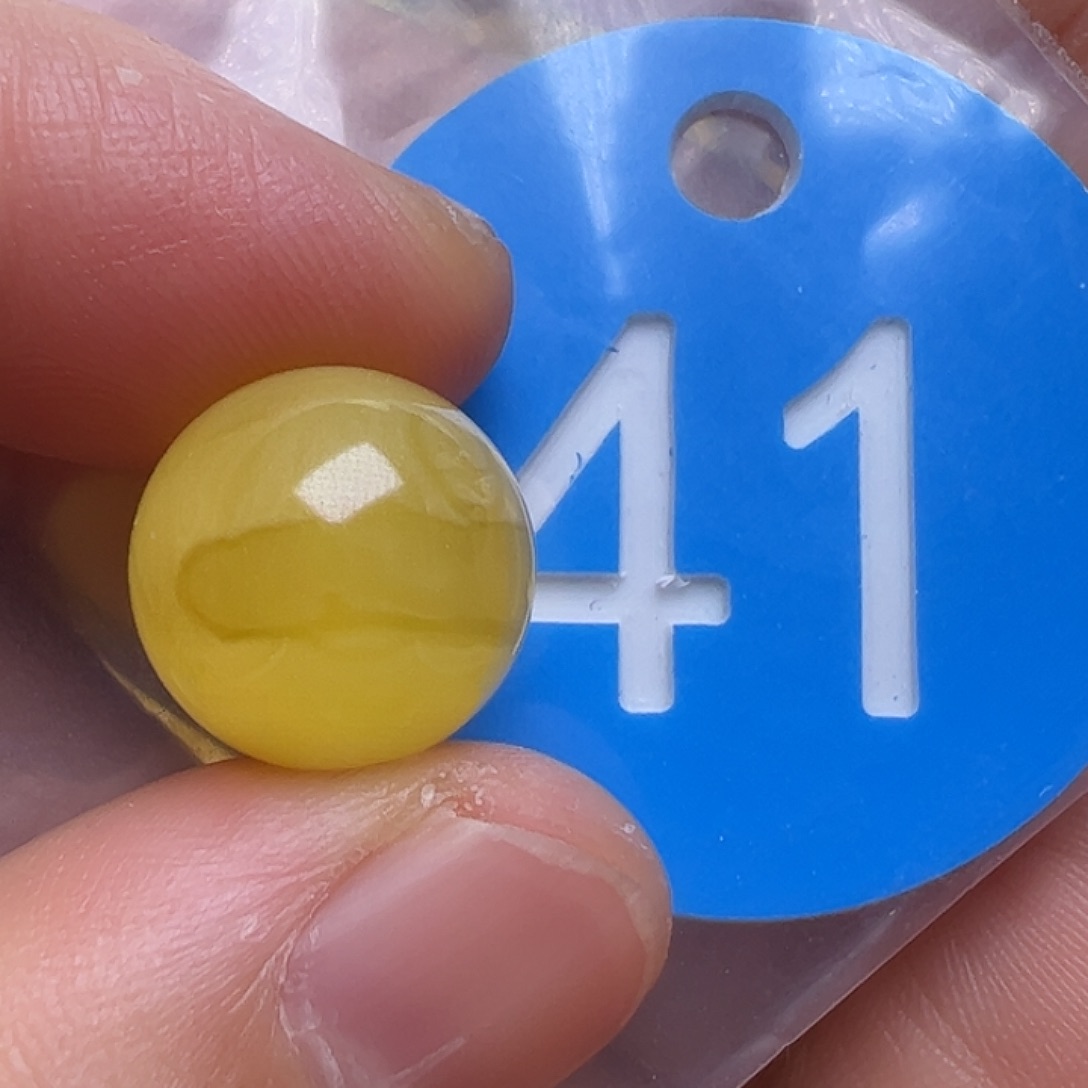 蜜蜡未镶嵌珠宝奇石12.8m m