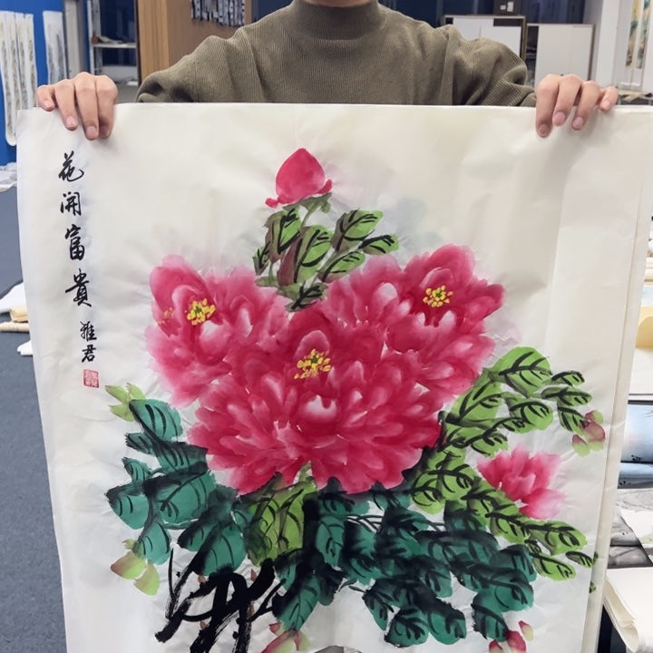 国画纯手绘作品欣赏图