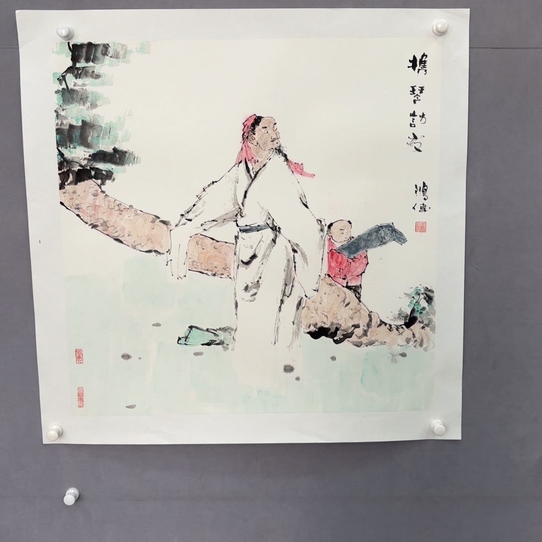国画亲笔手绘原创