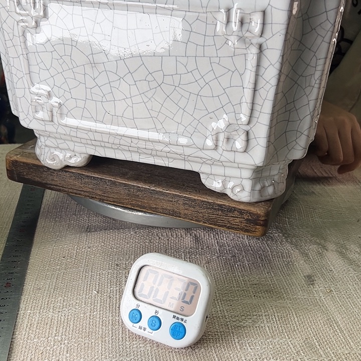 清***君泳坤堂石湾花盆陶瓷