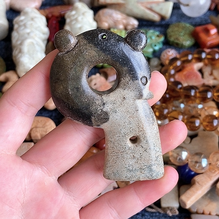 和田玉未镶嵌挂件125