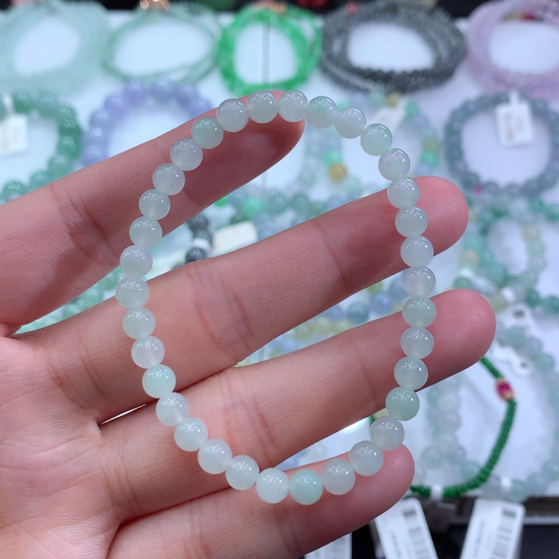 翡翠手链未镶嵌天然