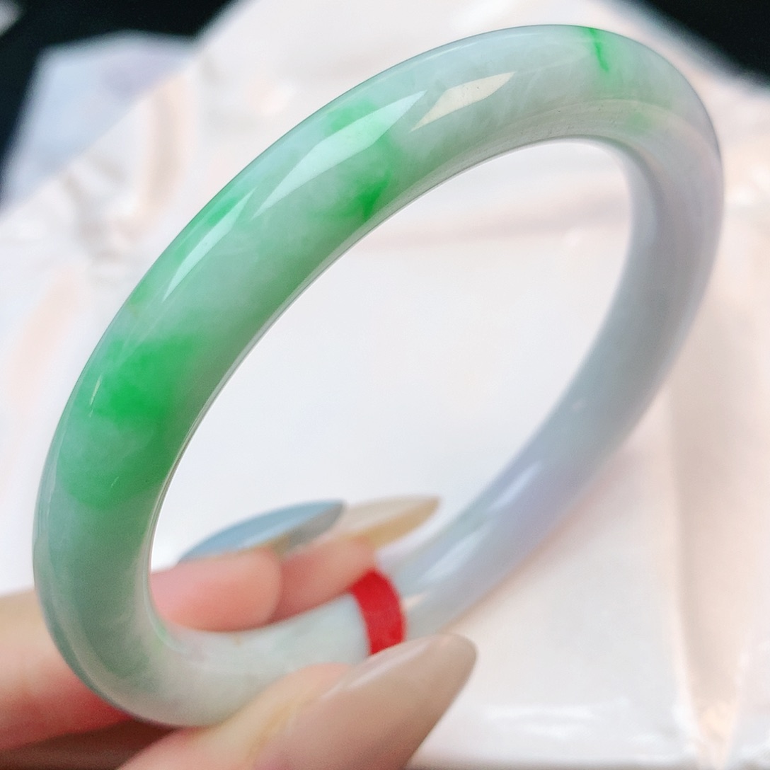 未镶嵌手镯翡翠55圆条882650