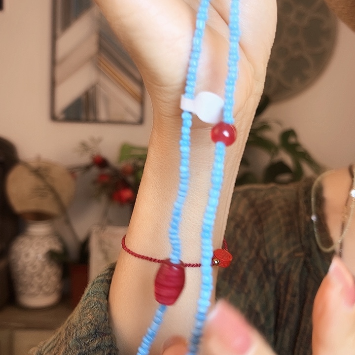 玻璃颈饰原创设计