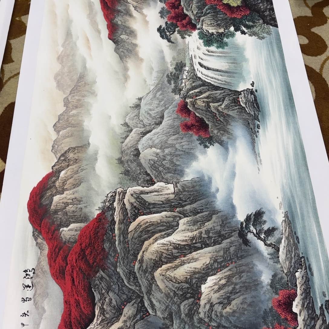 国画明**李王月八尺童