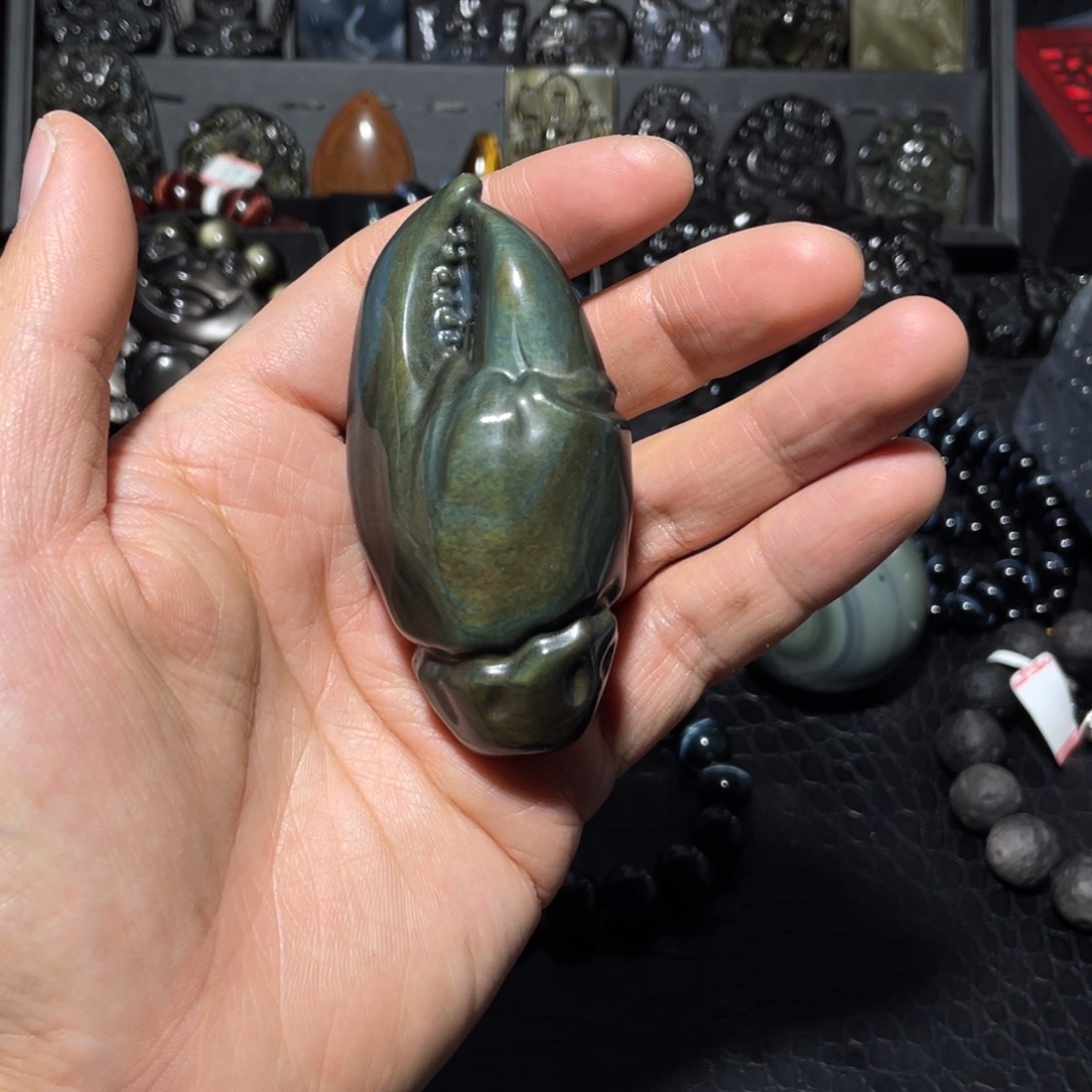 黑曜岩珠宝奇石未镶嵌?