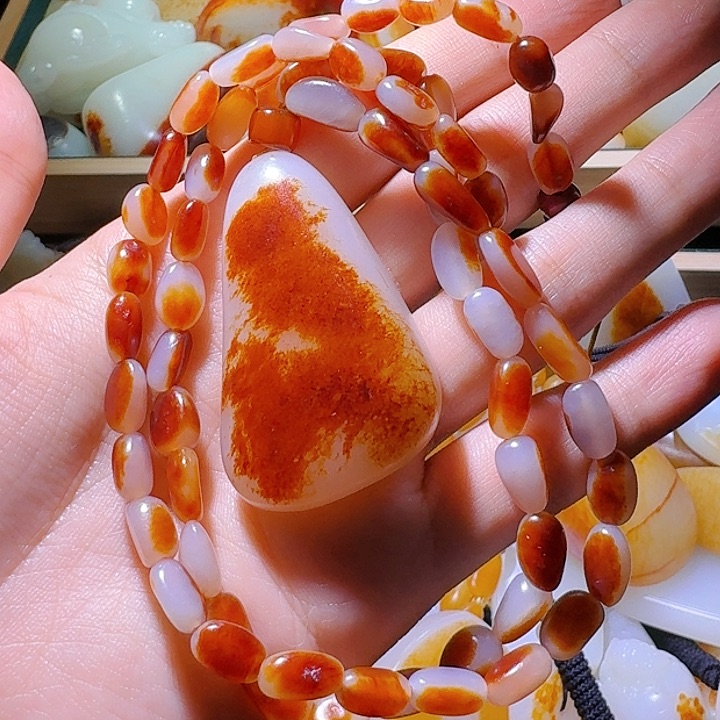 和田玉挂件未镶嵌海***南