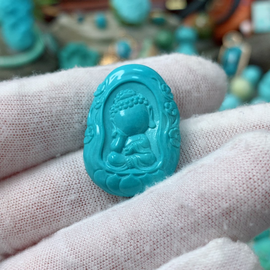 绿松石珠宝奇石未镶嵌