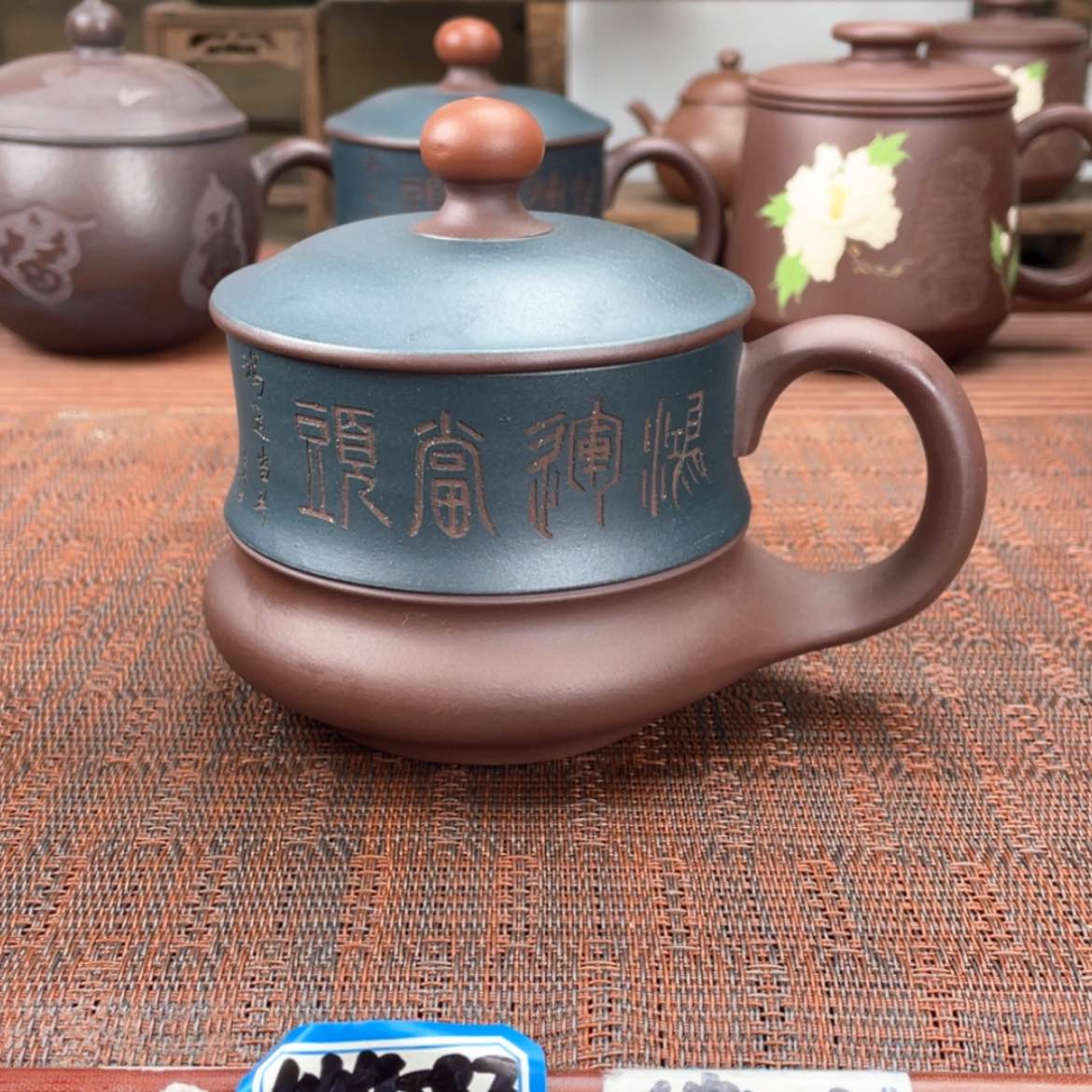 【闪购商品】紫砂茶杯宜兴原矿紫砂盖杯微瑕