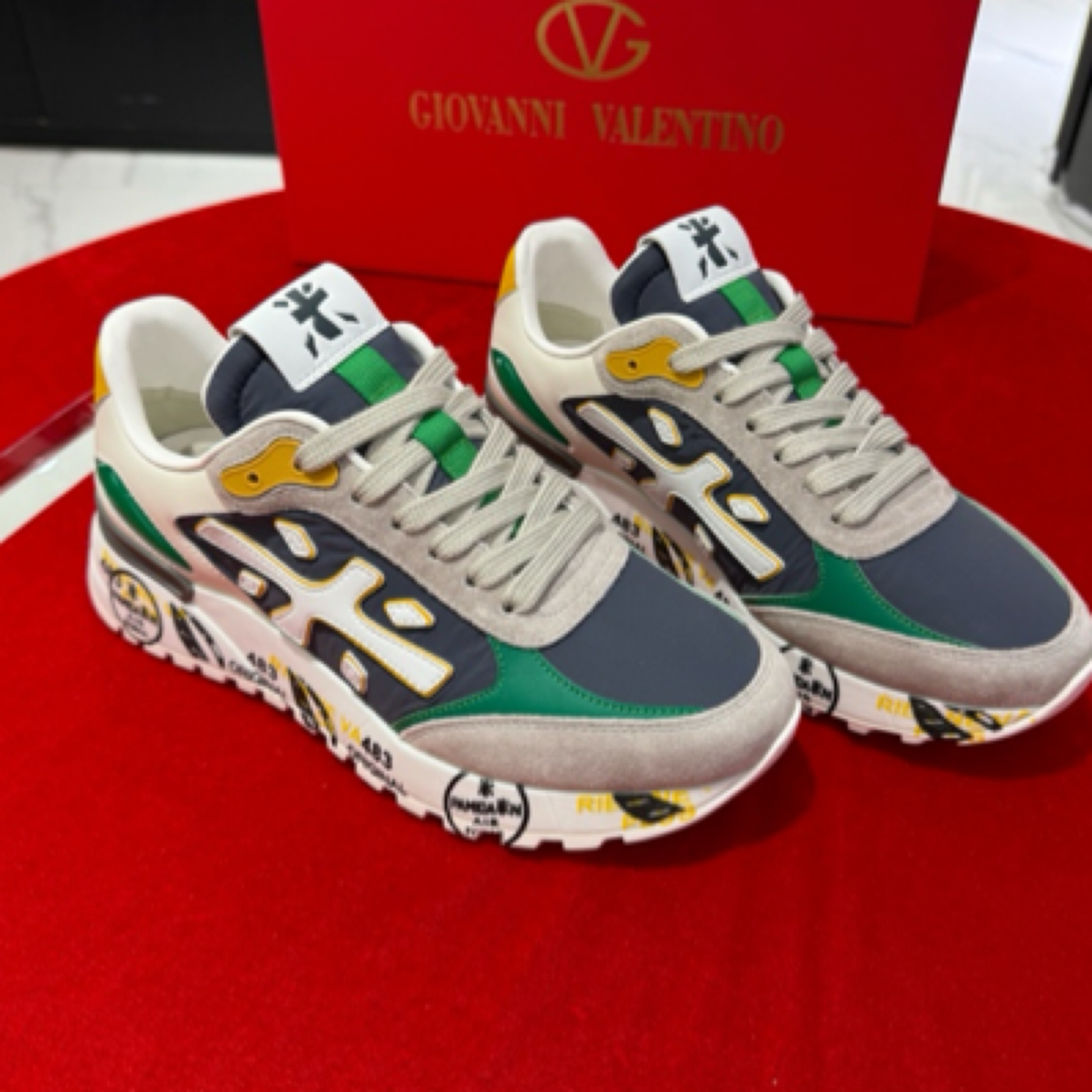 新品欧货高档斯丹sidan潮鞋品牌男鞋2025新款百搭潮牌米字鞋