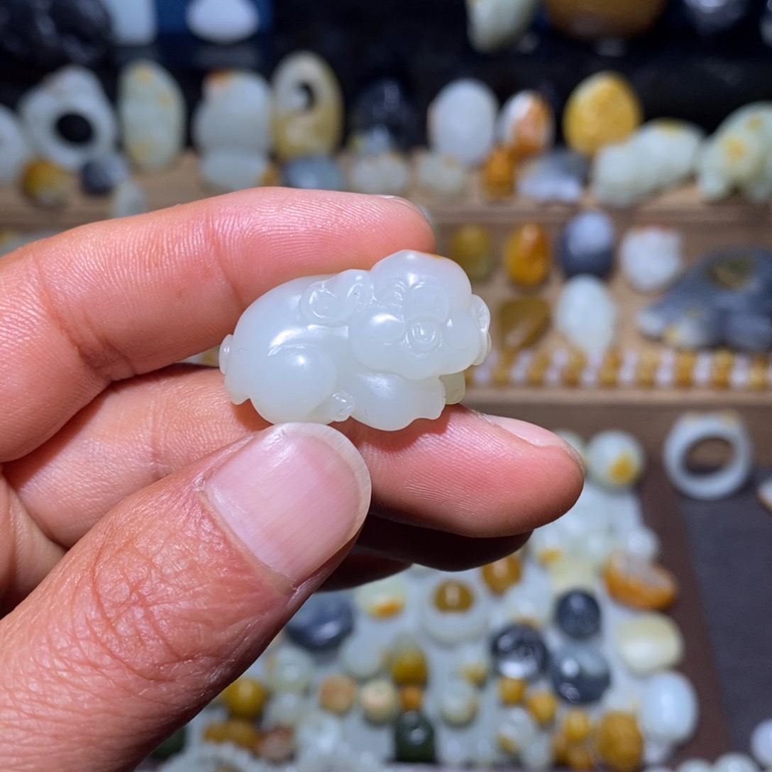 和田玉吊坠(不含链)未镶嵌