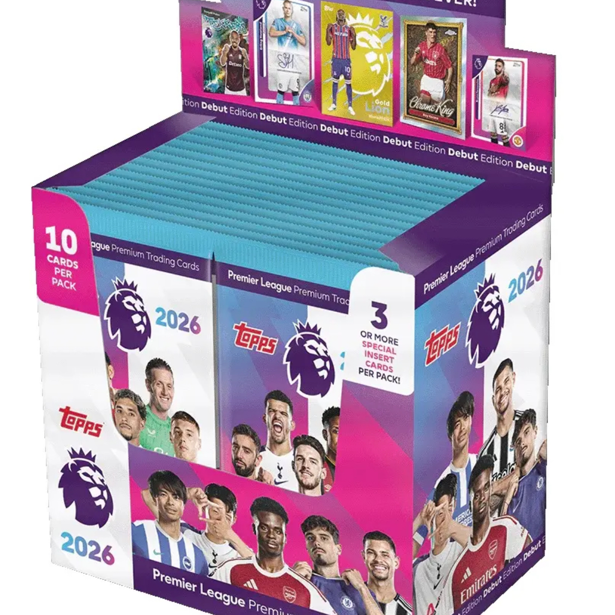 25-26 Topps 英超 足球球星卡 收藏卡补充包