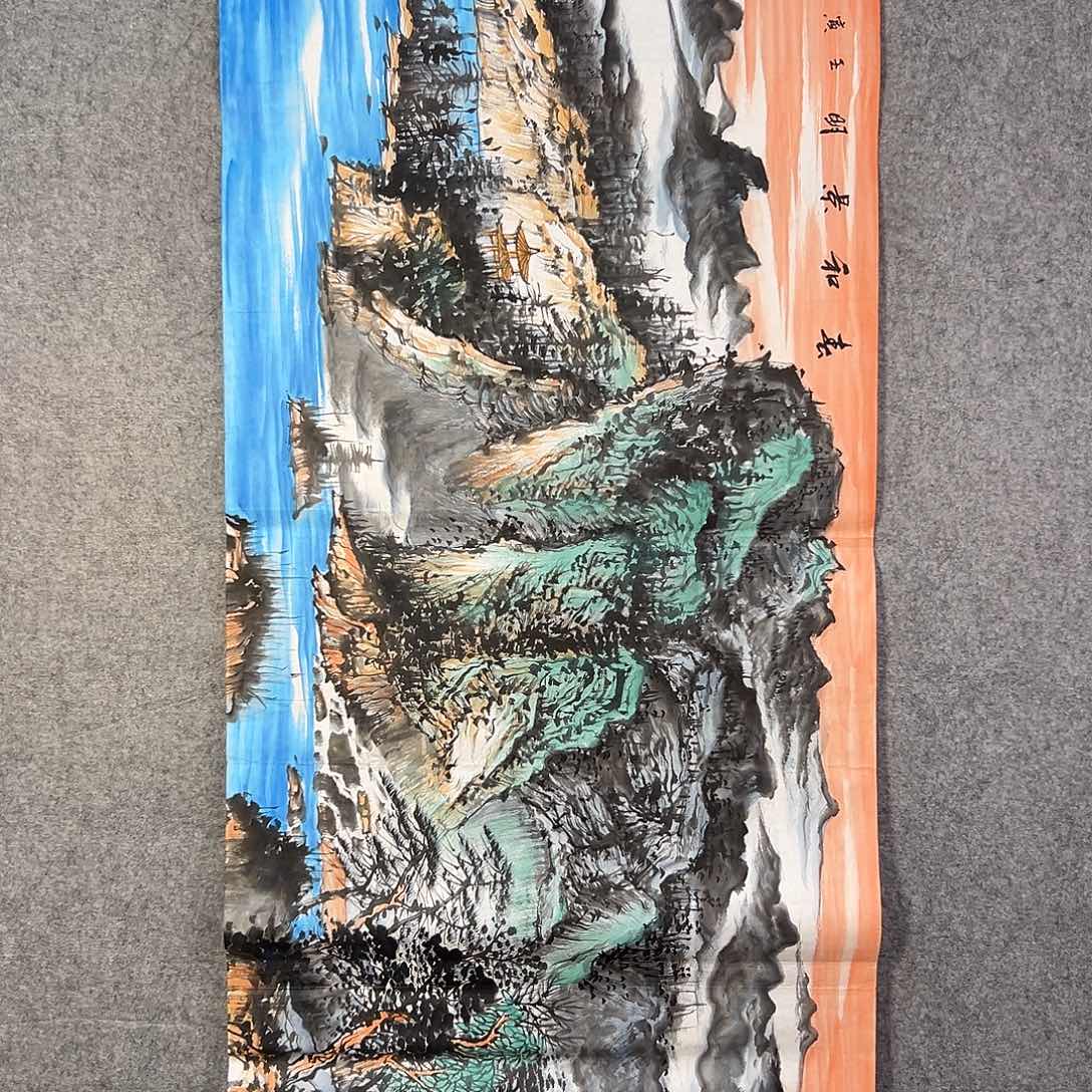 国画967 花鸟在此鸣叫时还要一