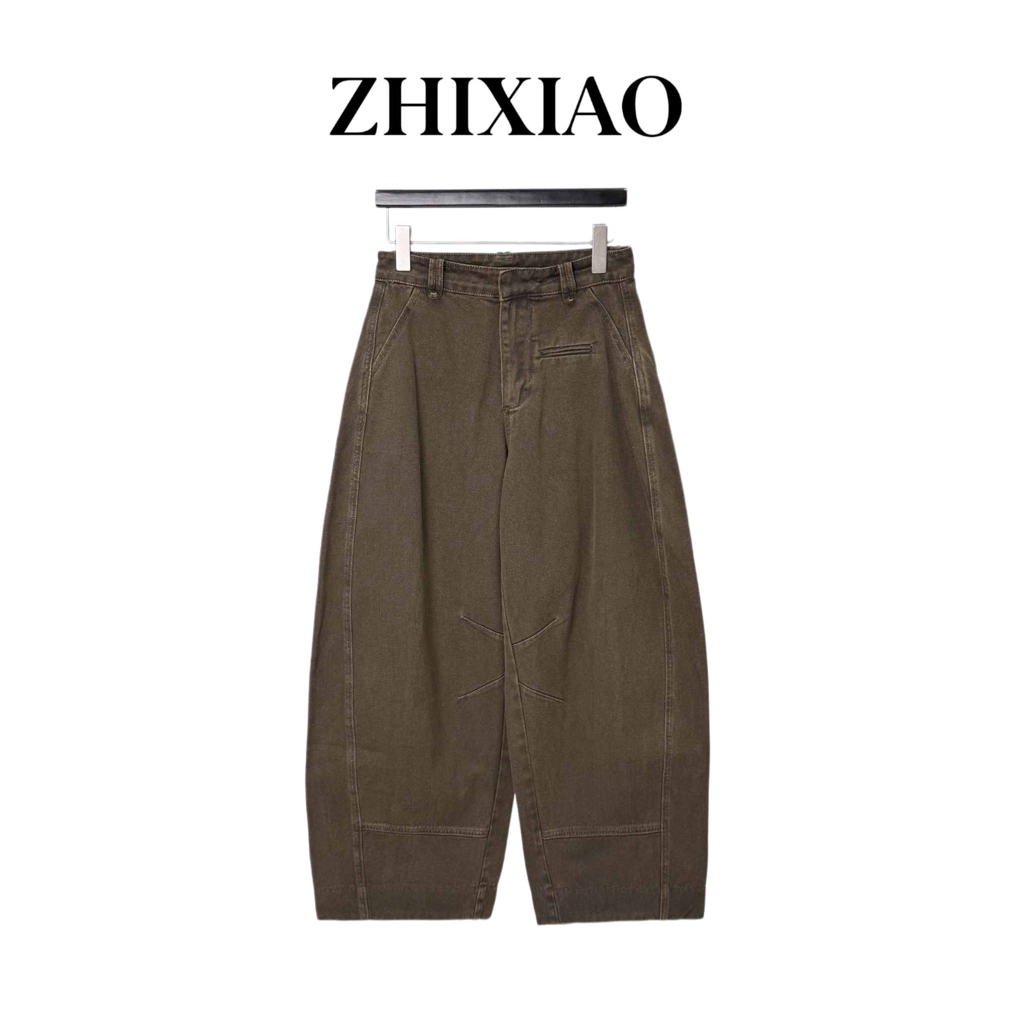 【ZHIXIAO】秋冬新款：阔腿牛仔裤9756