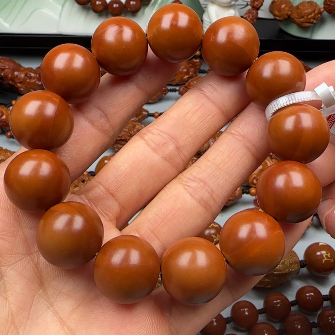 橄榄核手串/手链1.65尺寸油核正圆光珠