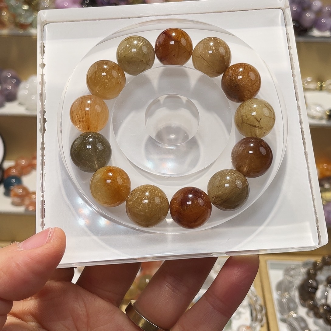 o***了未镶嵌水晶手链兔毛发15